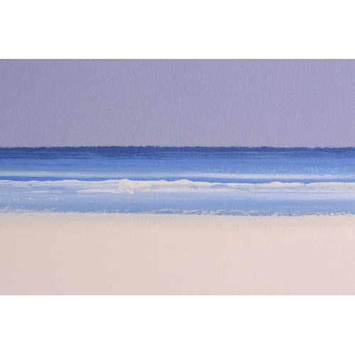 72 - † John Horsewell (b.1952), beachscape, oil canvas, signed to lower right corner, 100.5 cm x 75 cm in... 