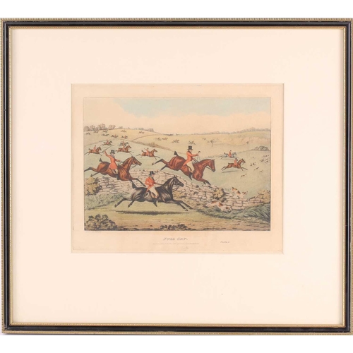 97 - After Henry Alken, a set of four hunting prints 