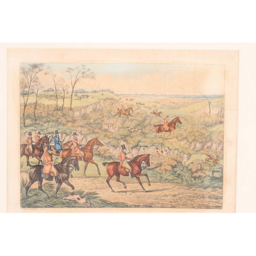 97 - After Henry Alken, a set of four hunting prints 