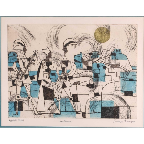 99 - † Julian Trevelyan (1910-1988), ‘Les Baux’, artists proof etching, pencil signed and titled, 35 cm x... 