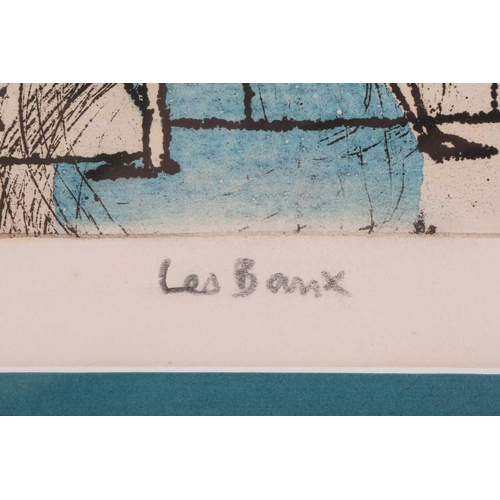 99 - † Julian Trevelyan (1910-1988), ‘Les Baux’, artists proof etching, pencil signed and titled, 35 cm x... 