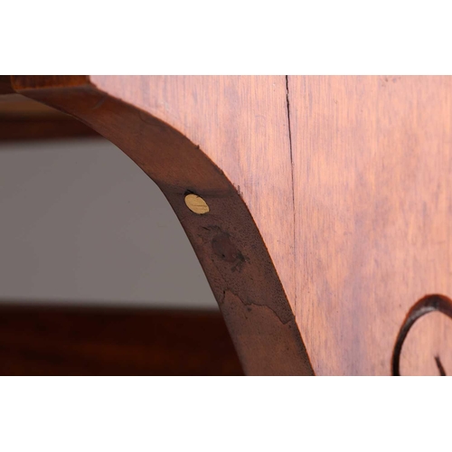 18 - Hudson Dodswell of Manchester; a mahogany 