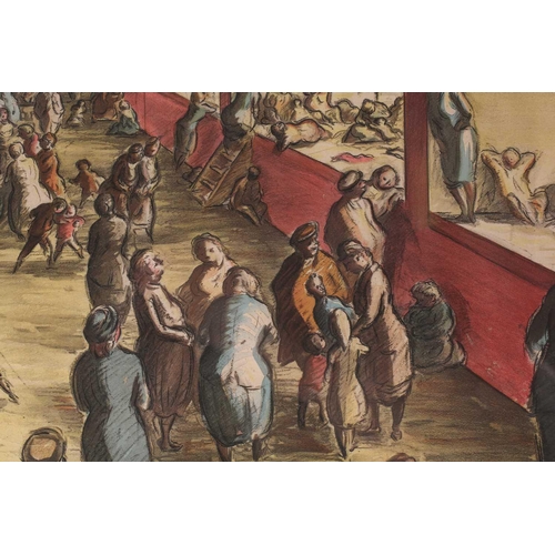 35 - Eric Ravilious (1903-1942), High Street, 1938, lithograph, Curwen Press, 18 cm x 13cm, together with... 