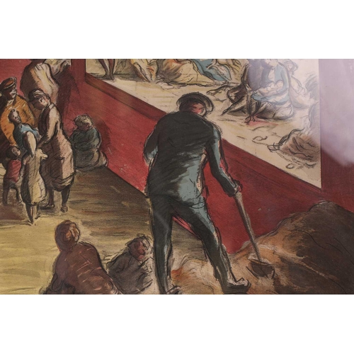 35 - Eric Ravilious (1903-1942), High Street, 1938, lithograph, Curwen Press, 18 cm x 13cm, together with... 