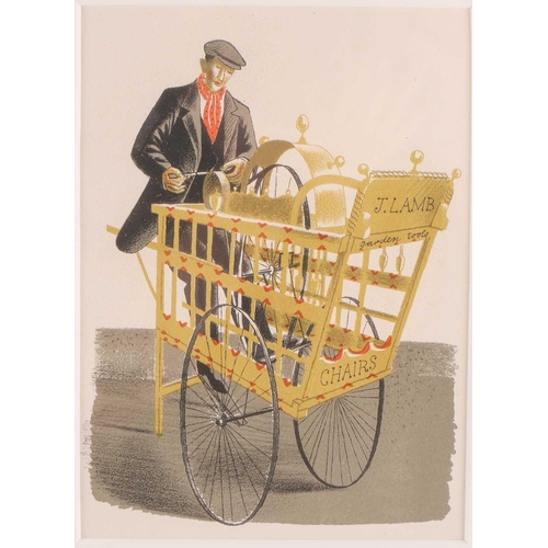 35 - Eric Ravilious (1903-1942), High Street, 1938, lithograph, Curwen Press, 18 cm x 13cm, together with... 