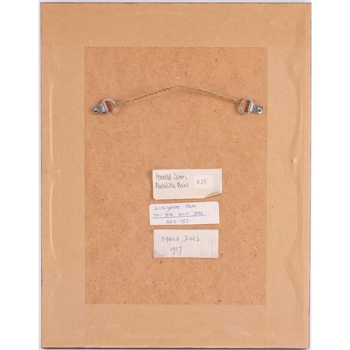 37 - † Harold Jones (1904-1922), two colour lithographs, each 23 cm x 16cm, together with Walford Graham ... 