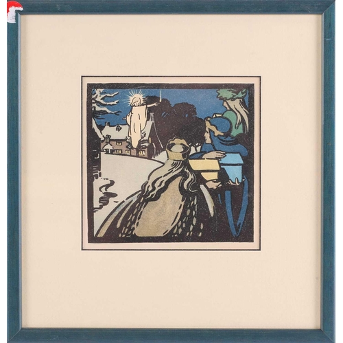 37 - † Harold Jones (1904-1922), two colour lithographs, each 23 cm x 16cm, together with Walford Graham ... 