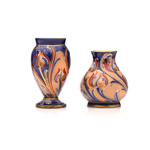 55 - William Moorcroft for James MacIntyre, a miniature Alhambra vase, circa 1903, footed form, printed m... 