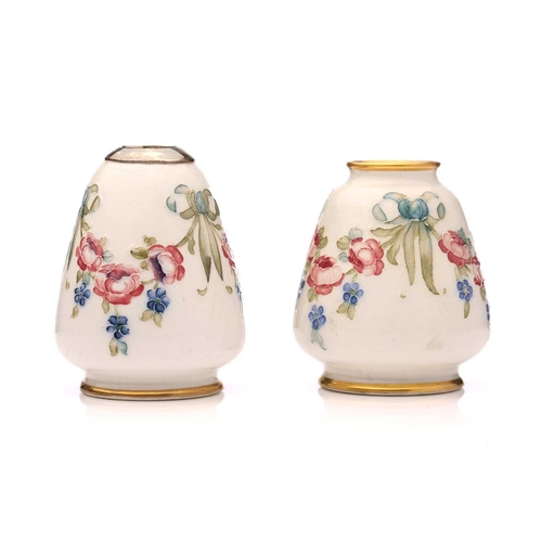 74 - William Moorcroft for James MacIntyre, a miniature 'Eighteenth century' baluster vase, circa 1906, h... 