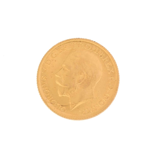 340 - A George V full sovereign, 1925, 8grams.