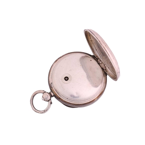 358 - An Open face English Lever pocket watch, featuring a key wound movement engraved 'Warranted English ... 