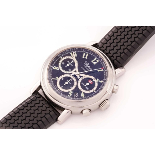 366 - A Chopard Mille Miglia chronograph watch and matching cufflinks. Featuring a Swiss-made 37 jewelled ... 