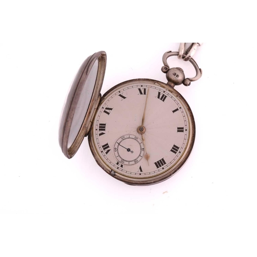 376 - An Alston & Hallam open-face pocket watch featuring a key wound movement signed Alston & Hallam, Bis... 