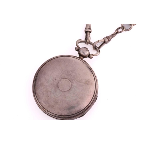 376 - An Alston & Hallam open-face pocket watch featuring a key wound movement signed Alston & Hallam, Bis... 