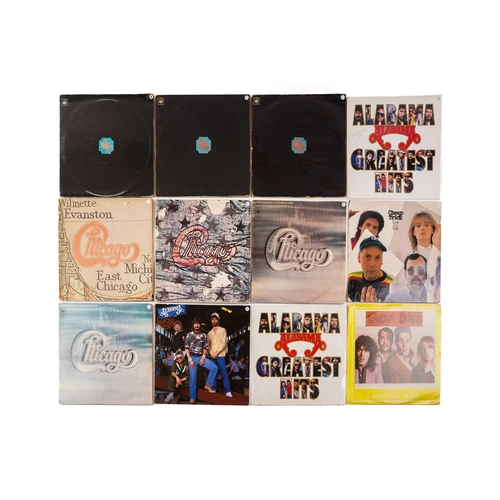 1 - 28 American Rock vinyl LPs, including: Chicago (x4), The Chicago Transit Authority (x3), Cheap Trick... 