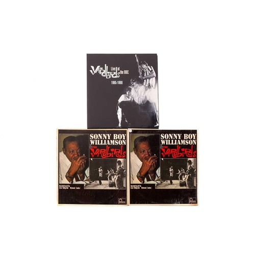 161 - Sonny Boy Williamson & The Yardbirds: two copies of the vinyl LP, recorded live at the Craw-Daddy Cl... 