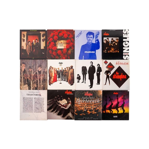 165 - The Stranglers: 19 vinyl LPs, comprising Aural Sculpture, Feline, Greatest Hits, La Folie, All Live,... 