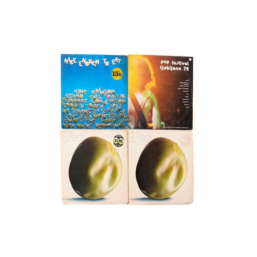 166 - A collection of vinyl compilation LPs including Nice Enough to Eat, El Pea (x2), and Pop Festival Lu... 