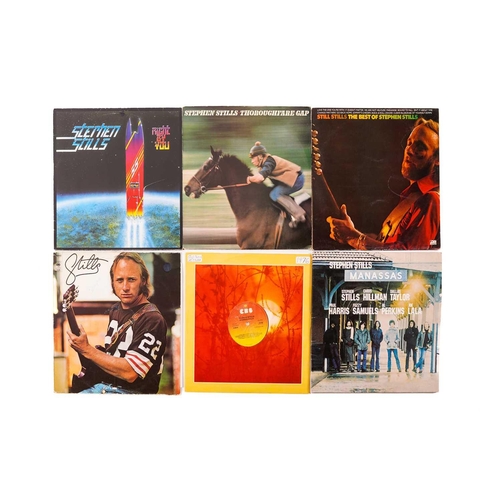 167 - 6 vinyl LPs by Stephen Stills including Manassas, Illegal Stills, Stills, Still Stills, Thoroughfare... 