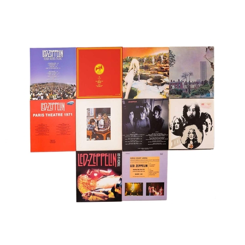 169 - Led Zeppelin: 10 vinyl albums, comprising 'Led Zeppelin IV' (lilac vinyl, Atlantic 500008), 'Led Zep... 