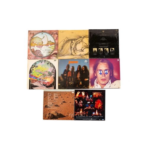 197 - Jane: 8 vinyl LPs, comprising an empty signed sleeve, Live at Home, Germania, Here We Are, Lady, Fir... 