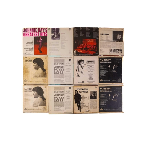 20 - 25 60s vocal male vinyl LPs, including Johnnie Ray's Greatest Hits, Johnnie Ray- Mr Cry (x2), Johnni... 