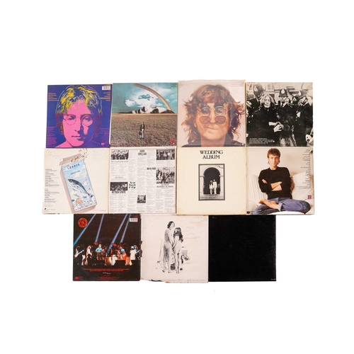 222 - John Lennon / Yoko Ono: 10 vinyl albums, comprising 'Unfinished Music No. 2 Life With the Lions', 'W... 