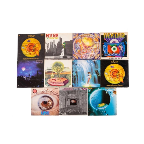 230 - A collection of 11 Prog/ Rock vinyl LPs by Nektar including Journey to the Centre of the Eye, Thru t... 