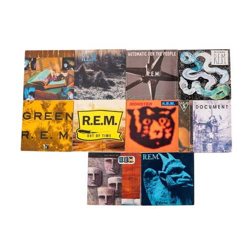 251 - R.E.M: 10 vinyl LPs including Green, Out of Time, Fables of The, Murmer, The Best of, Monster, Autom... 