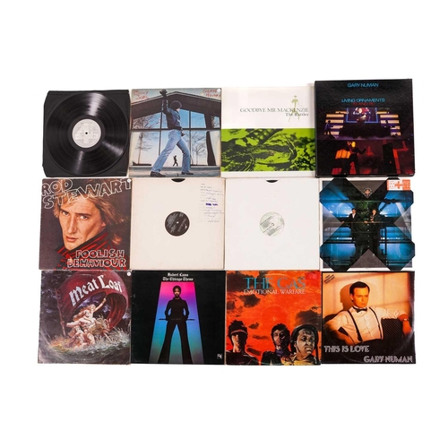 264 - 25 80s & 90s vinyl LPs including Legs Diamond- Land of the Gun, The Phenomenal Rise of Richard Stran... 