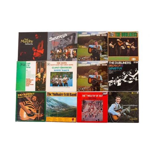 274 - 25 Irish Folk vinyl LPs including The Clancy Bros & Tommy Makem- A Spontaneous Performance Recording... 