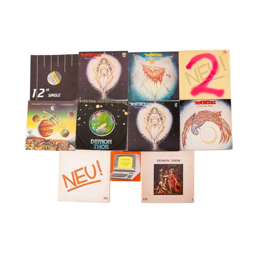 287 - 11 vinyl LPs of Krautrock interest including Neu! & Neu! 2, Tommy Fortman- Demon Thor- Anno 1972, Ad... 