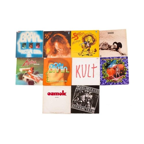 288 - 10 vinyl LPs of Krautrock interest including Janus- Gravedigger, Brain History of German Rock, Brain... 