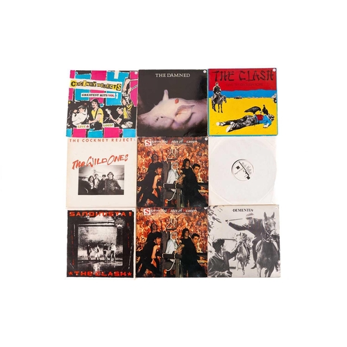 293 - 21 New Wave/ Punk vinyl LPs including The Clash- Sandinista, Cockney Rejects- Greatest Hits Vol 3, T... 