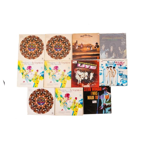 300 - 11 Motown vinyl LPs including a rare Japanese copy of The Golden Hits Jackson 5, The Supremes & The ... 