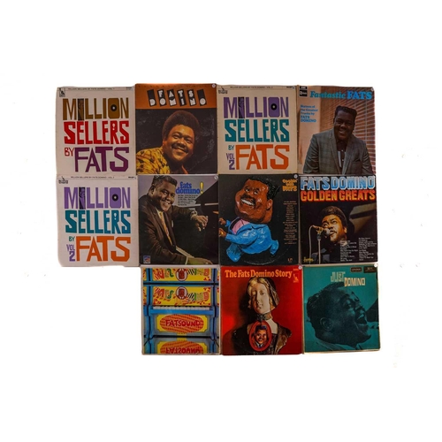 33 - Fats Domino: a collection of vinyl records, comprising Million Sellers (vol 1 and 2 (x2)), Fatsound,... 