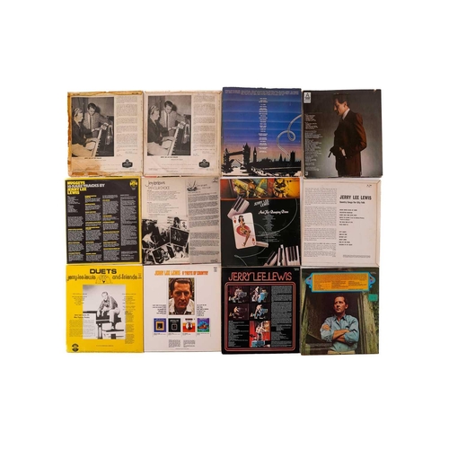 38 - Jerry Lee Lewis: 34 vinyl LPs, comprising Original Golden Hits Vol 1 (x2), Golden Hits Vol II, Whole... 