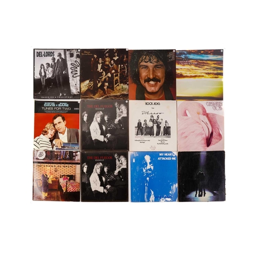 4 - 37 American Rock vinyl LPs, including: Crazy Joe and the Variable Speed Band, Creed, Marshall Crensh... 