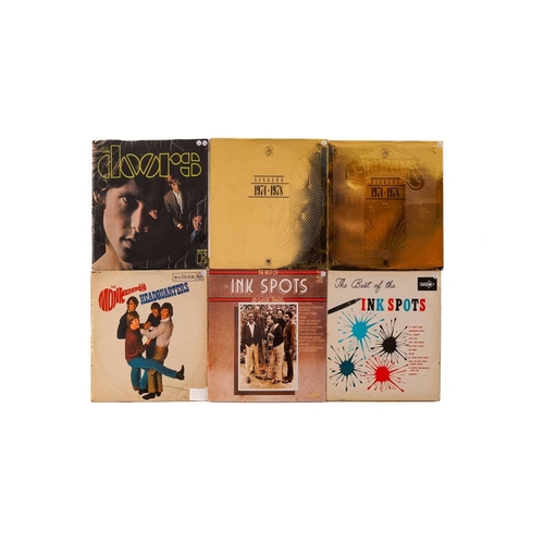 44 - 42 1960s US group vinyl LPs including The Doors, The Carpenters- Singles 1974- 78 (x3), Chet Atkins-... 