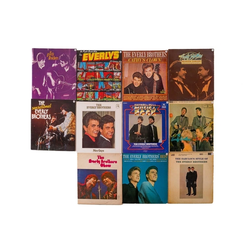 47 - The Everly Brothers: a collection of eleven albums, comprising 'The Fabulous Style of...', 'Instant ... 