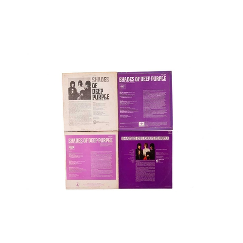 64 - Deep Purple: 'Shades of Deep Purple', Parlophone PCS 7055, two copies (one with black and yellow lab... 