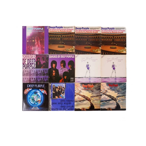 65 - Deep Purple: a collection of 25 albums, comprising: 'Deep Purple' (self-titled), (x3, EMI SHVL 759, ... 