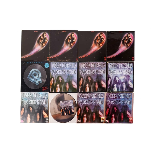 68 - Deep Purple: a collection of 25 albums, comprising: 'Machine Head (picture disc), 'Machine Head' (x6... 