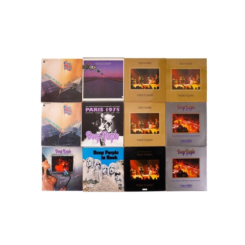 69 - Deep Purple: a collection of 22 albums, comprising: 'Made in Europe' (x2), 'Made in Japan' (x4), 'Ma... 