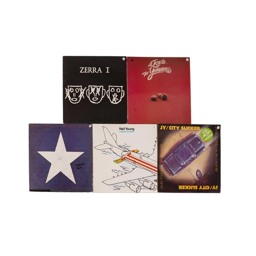 8 - 29 American Rock vinyl LPs, including Joe Walsh Recorded Live You Can't Argue with Stick Mind, War G... 