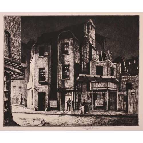 115 - Stanley Anderson CBE R.A, R.E.(1884 - 1966), A Mayfair Backwater – Crabb’s Opponent, drypoint etchin... 