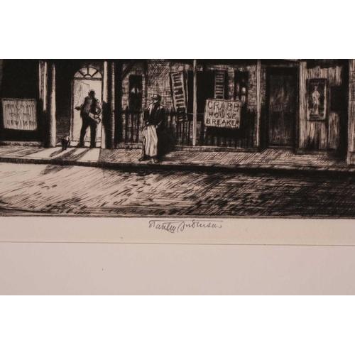 115 - Stanley Anderson CBE R.A, R.E.(1884 - 1966), A Mayfair Backwater – Crabb’s Opponent, drypoint etchin... 