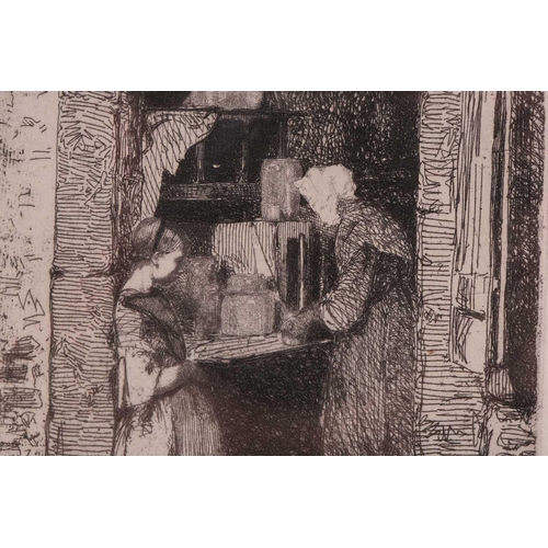 124 - James Abbot McNeill Whistler (1834 - 1903), La Marchande de Moutarde, etching, signed within the pla... 