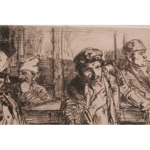 129 - James Abbot McNeill Whistler (1834 - 1903), Long Shoremen, etching, signed & dated within the plate ... 