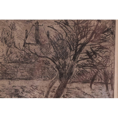 134 - Works by Camille Pissarro (1830 – 1903), Le Champ de Choux, circa 1880, soft ground etching, initial... 